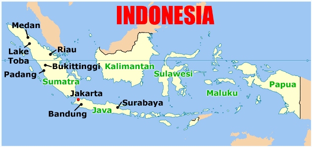 jakarta indonesia map
